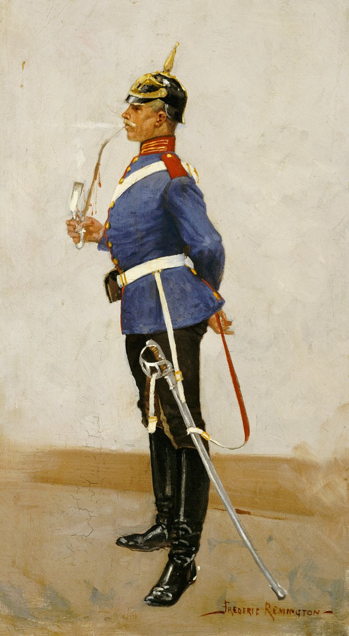Oficial de Infantaria, Vestido Completo de Frederic Remington