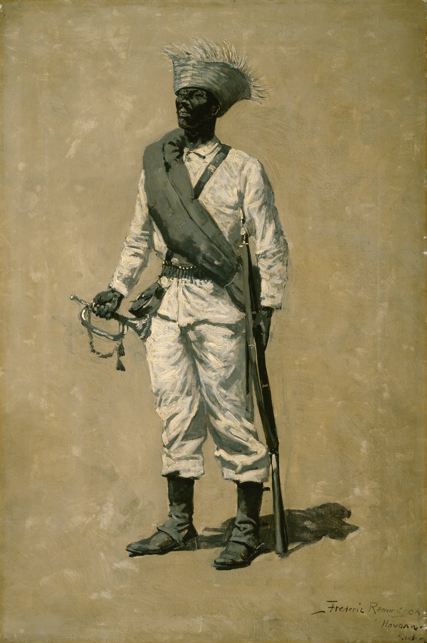 Um dos homens de Gomez, 1899 de Frederic Remington