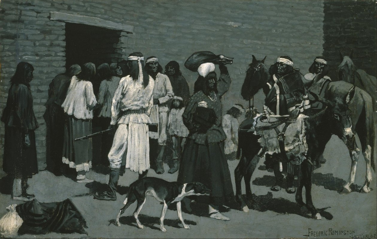 Aldeia Indiana de Frederic Remington
