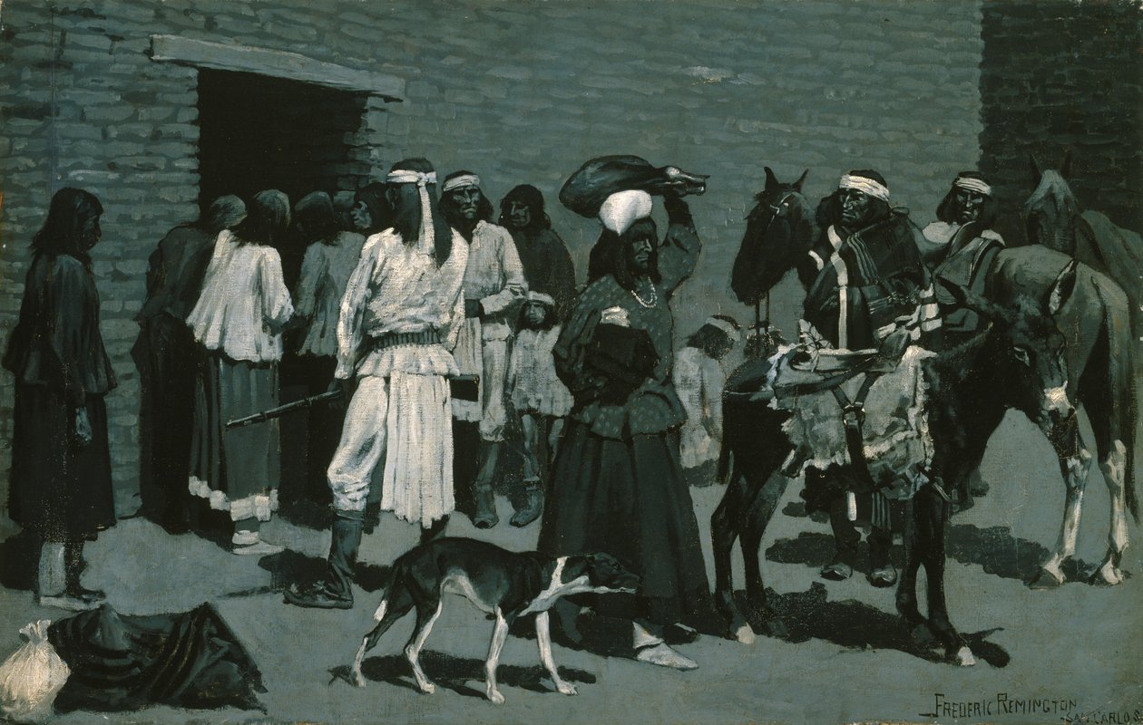 Aldeia Indiana de Frederic Remington