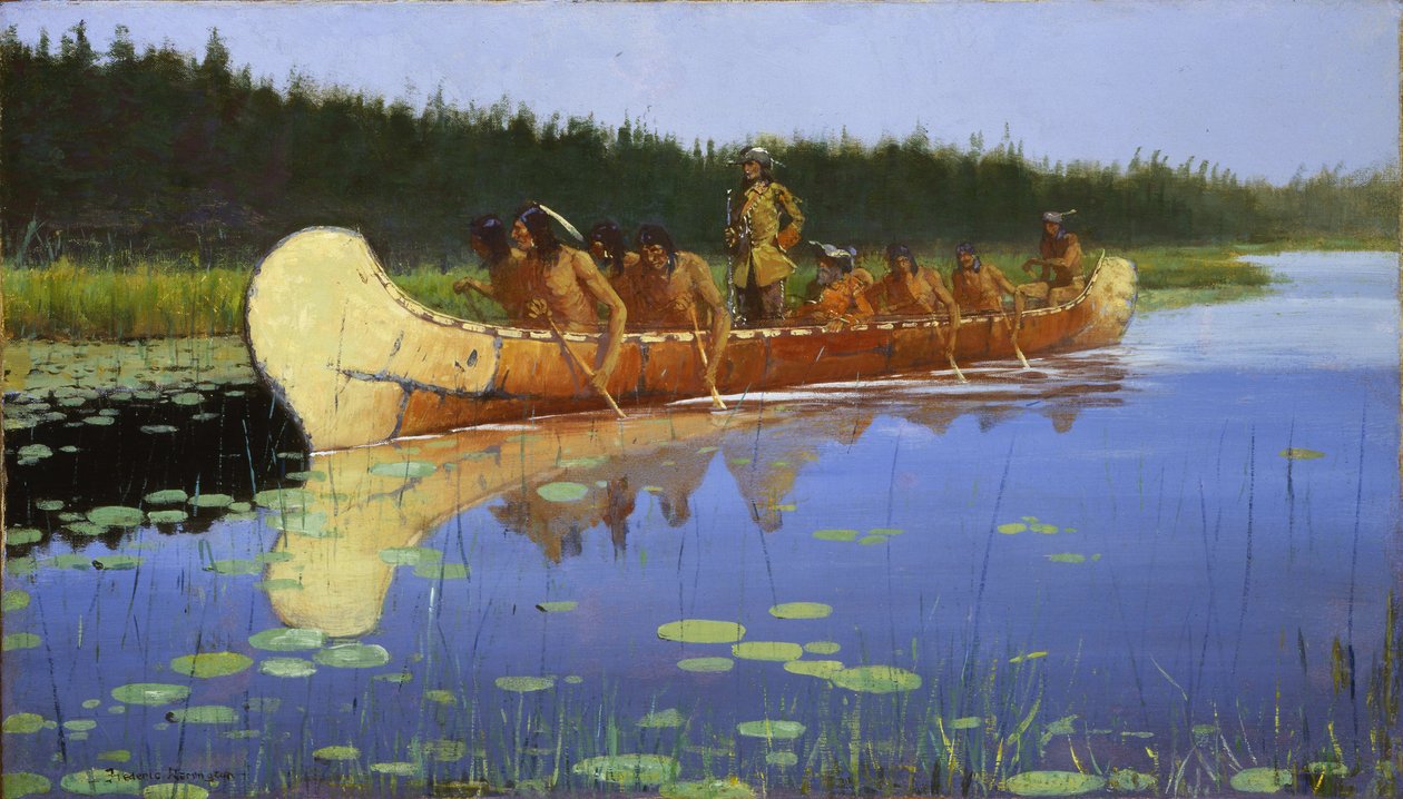 Radisson e Groseilliers de Frederic Remington