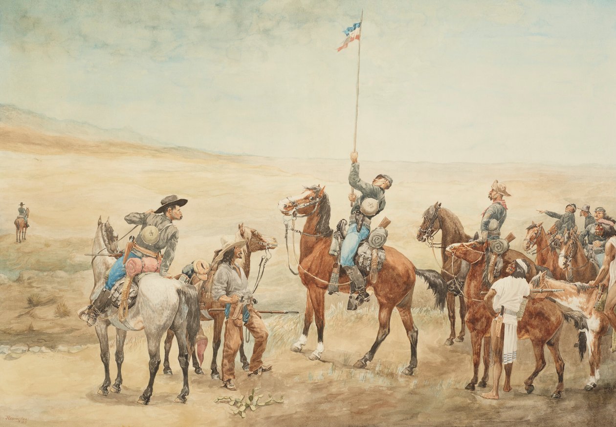 Sinalização do comando principal de Frederic Remington