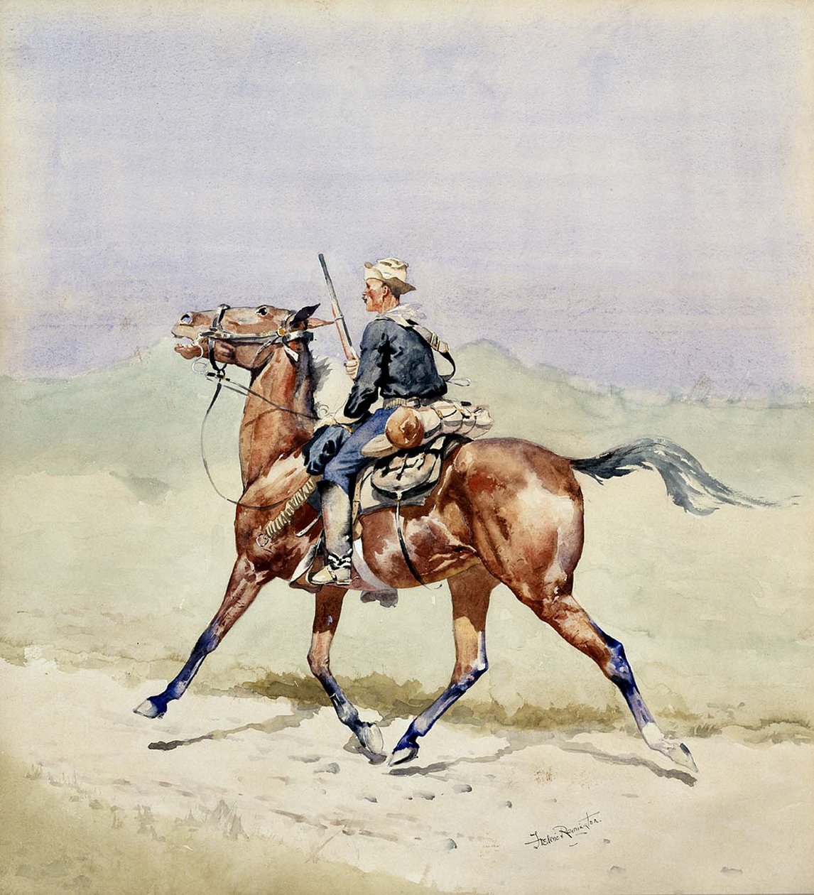 A Guarda Avançada de Frederic Remington