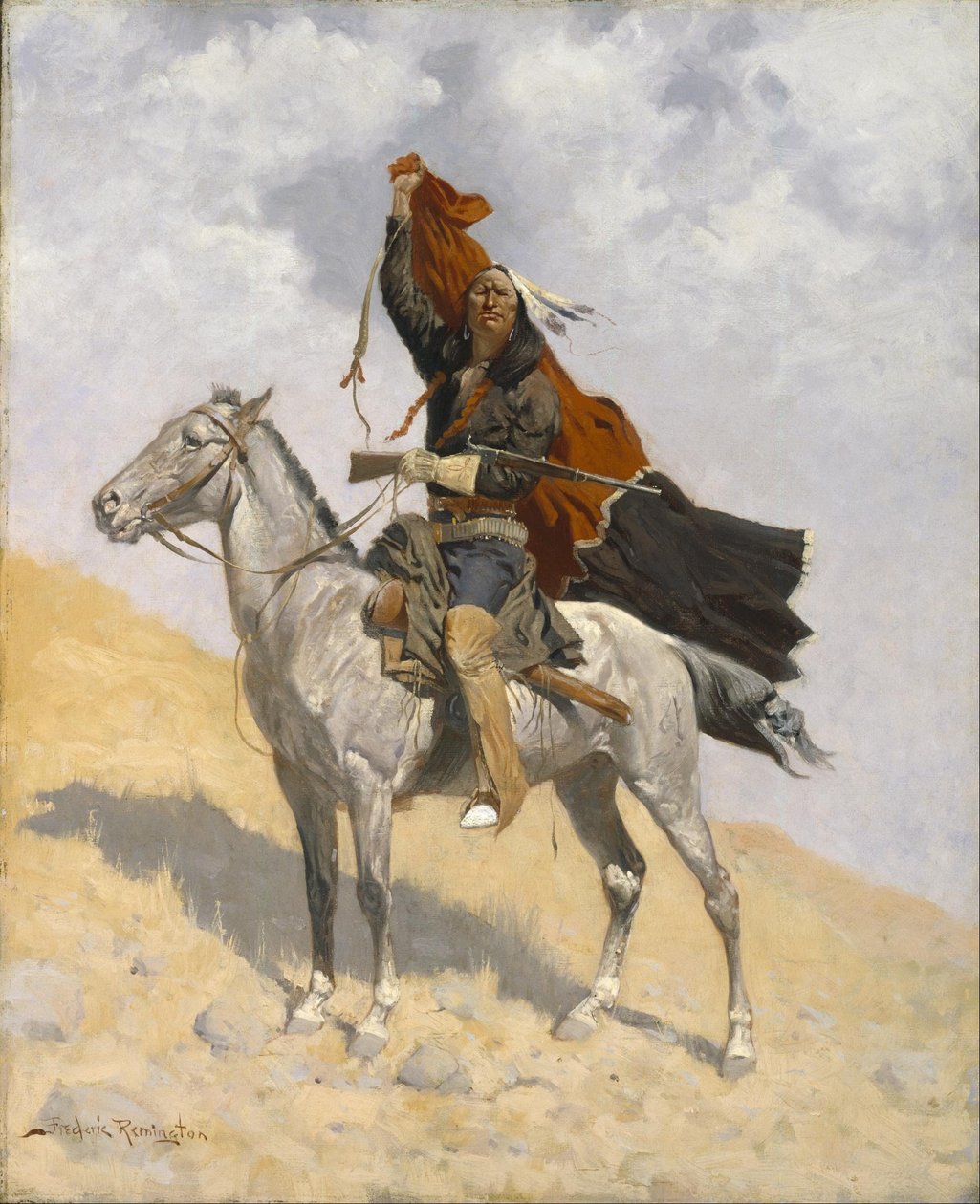 O sinal do cobertor de Frederic Remington