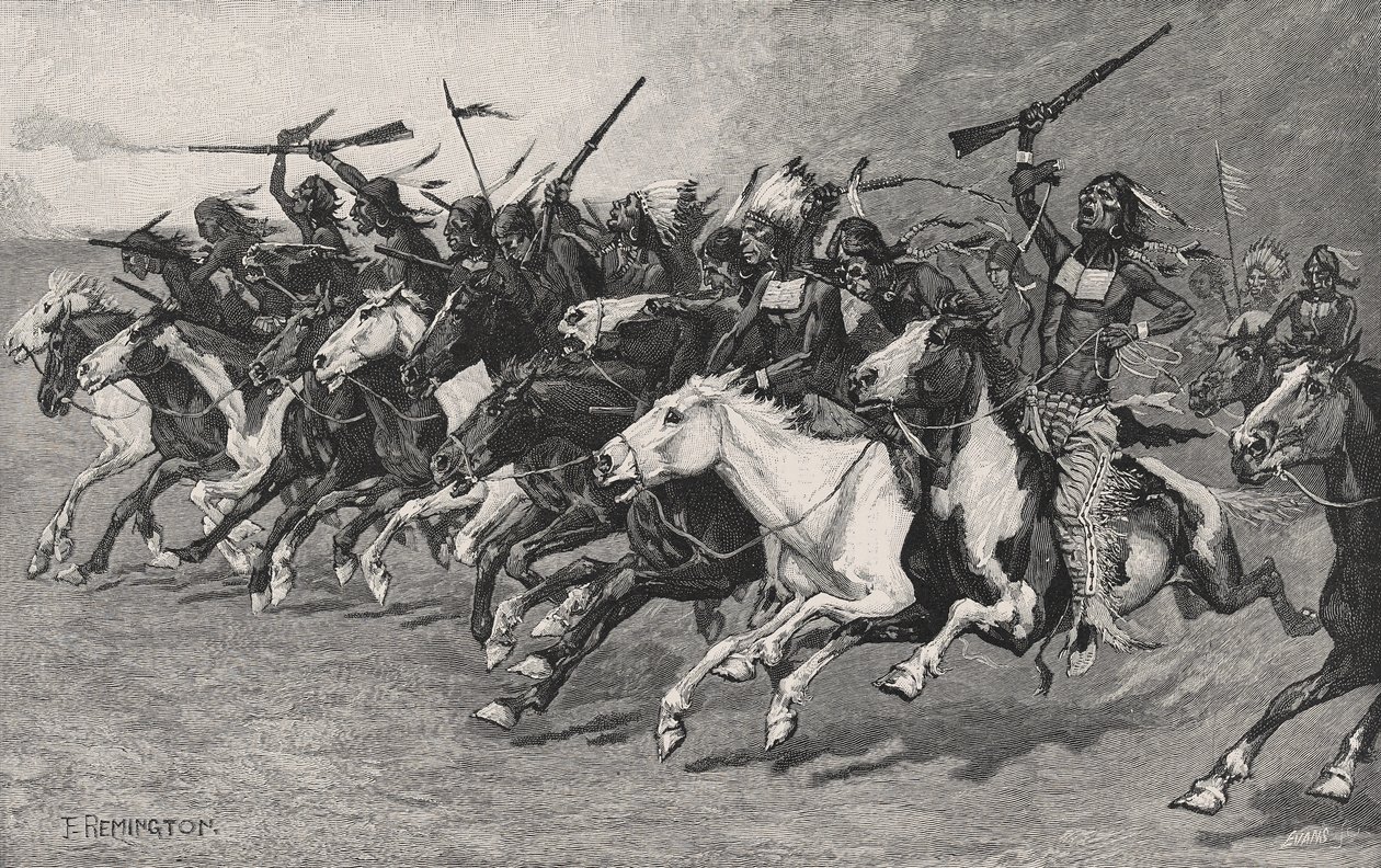 A carga no pólo solar de Frederic Remington