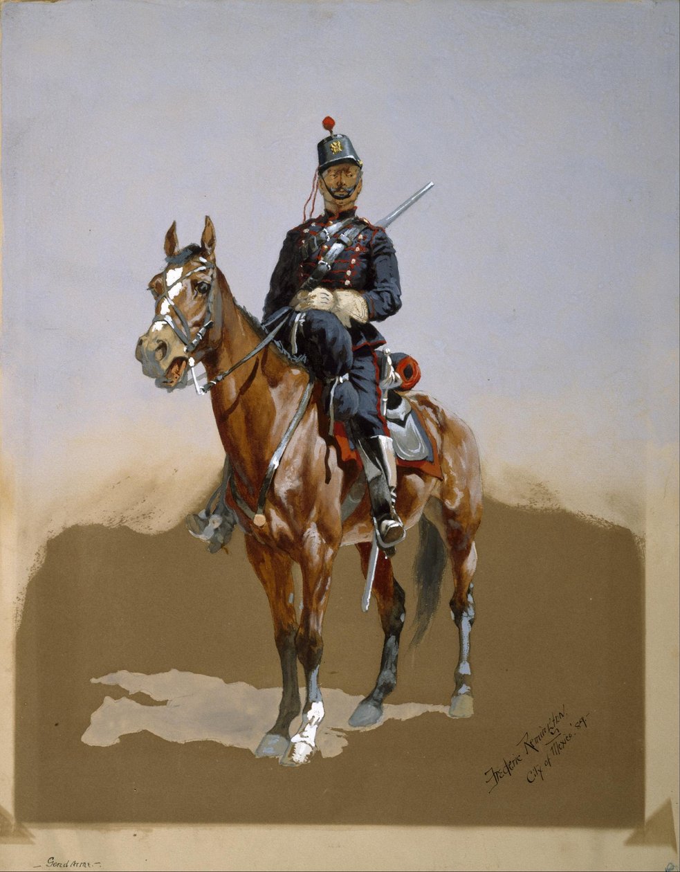 O Gendarme de Frederic Remington