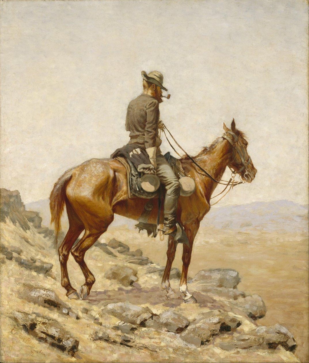 O miradouro de Frederic Remington