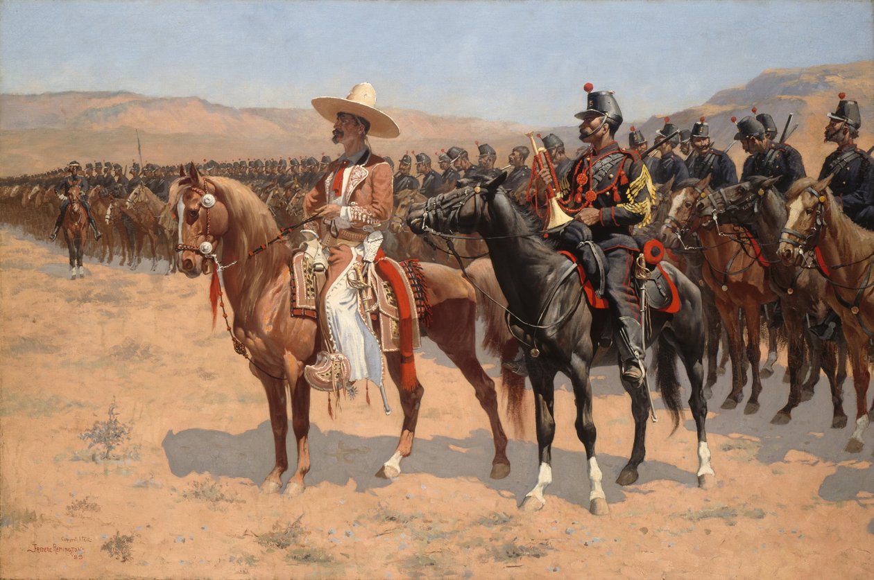 O major mexicano, 1889. de Frederic Remington