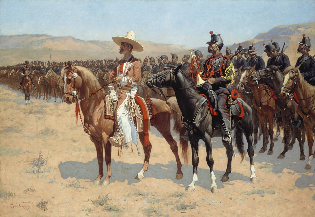 O major mexicano, 1889 de Frederic Remington