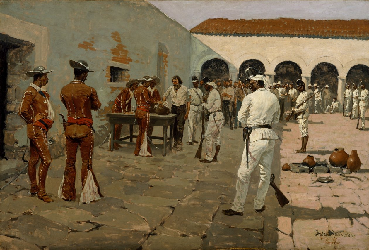 A Expedição Mier: O desenho do feijão preto de Frederic Remington