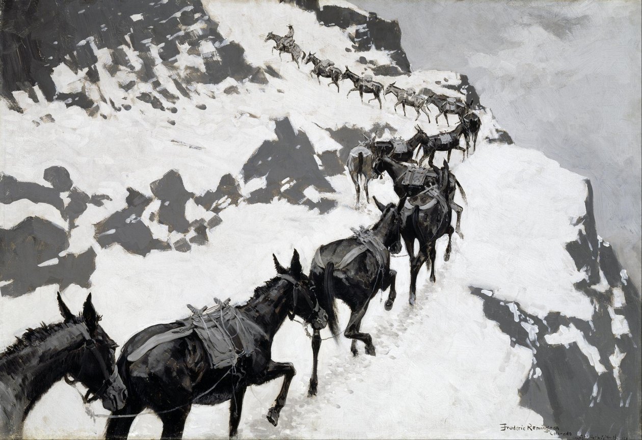 A Mula Pack de Frederic Remington
