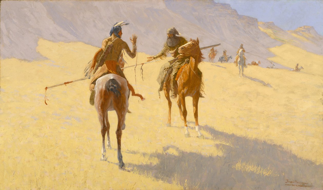 O Parley, 1903 de Frederic Remington