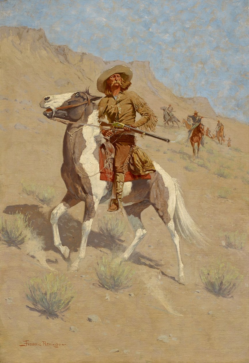 O escuteiro de Frederic Remington