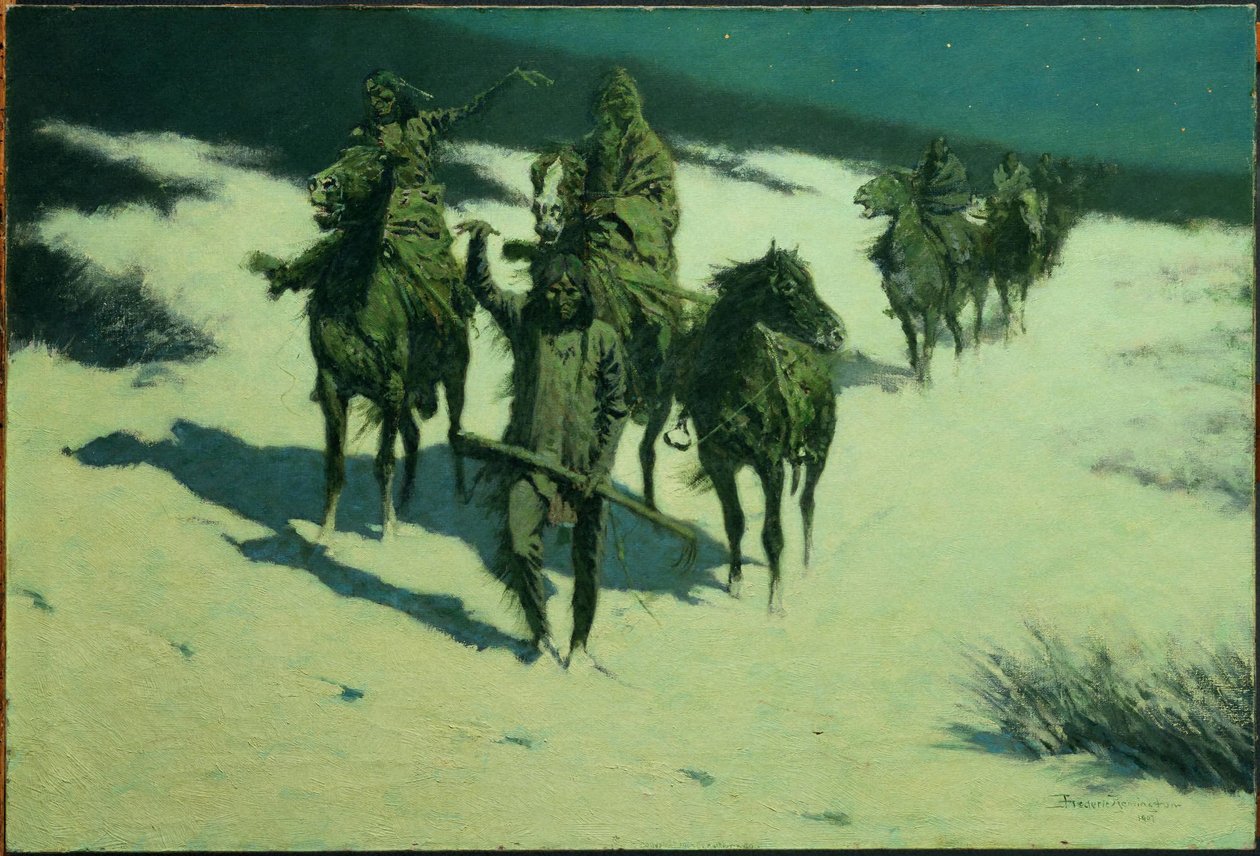 O trilho do cavalo calçado de Frederic Remington