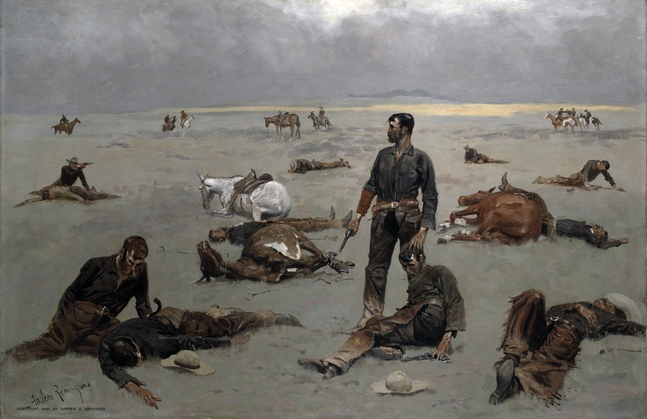 O que uma vaca sem marca tem custado, 1895 de Frederic Remington