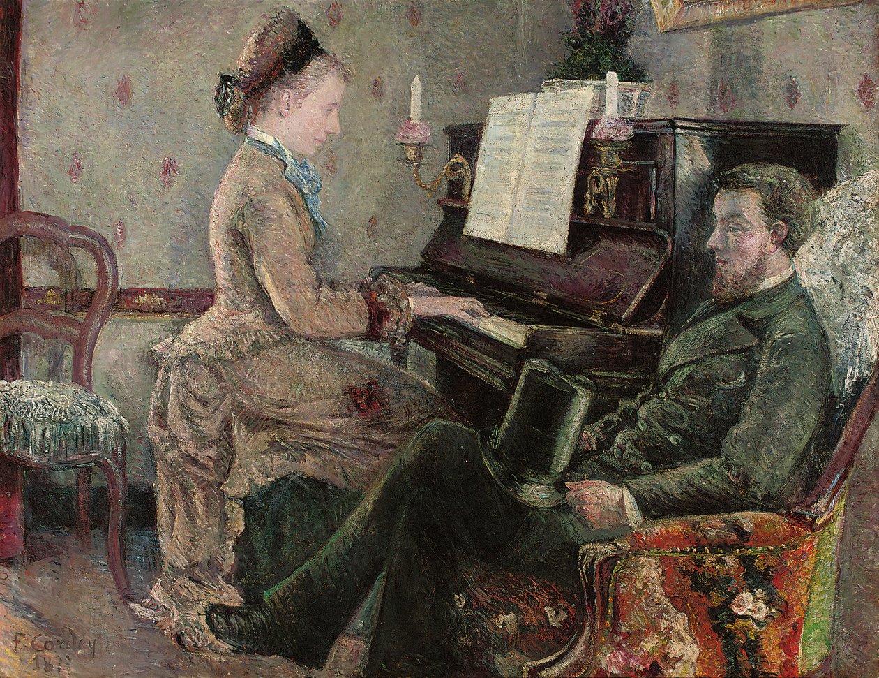 Um público cativo, 1877 de Frederic Samuel Cordey