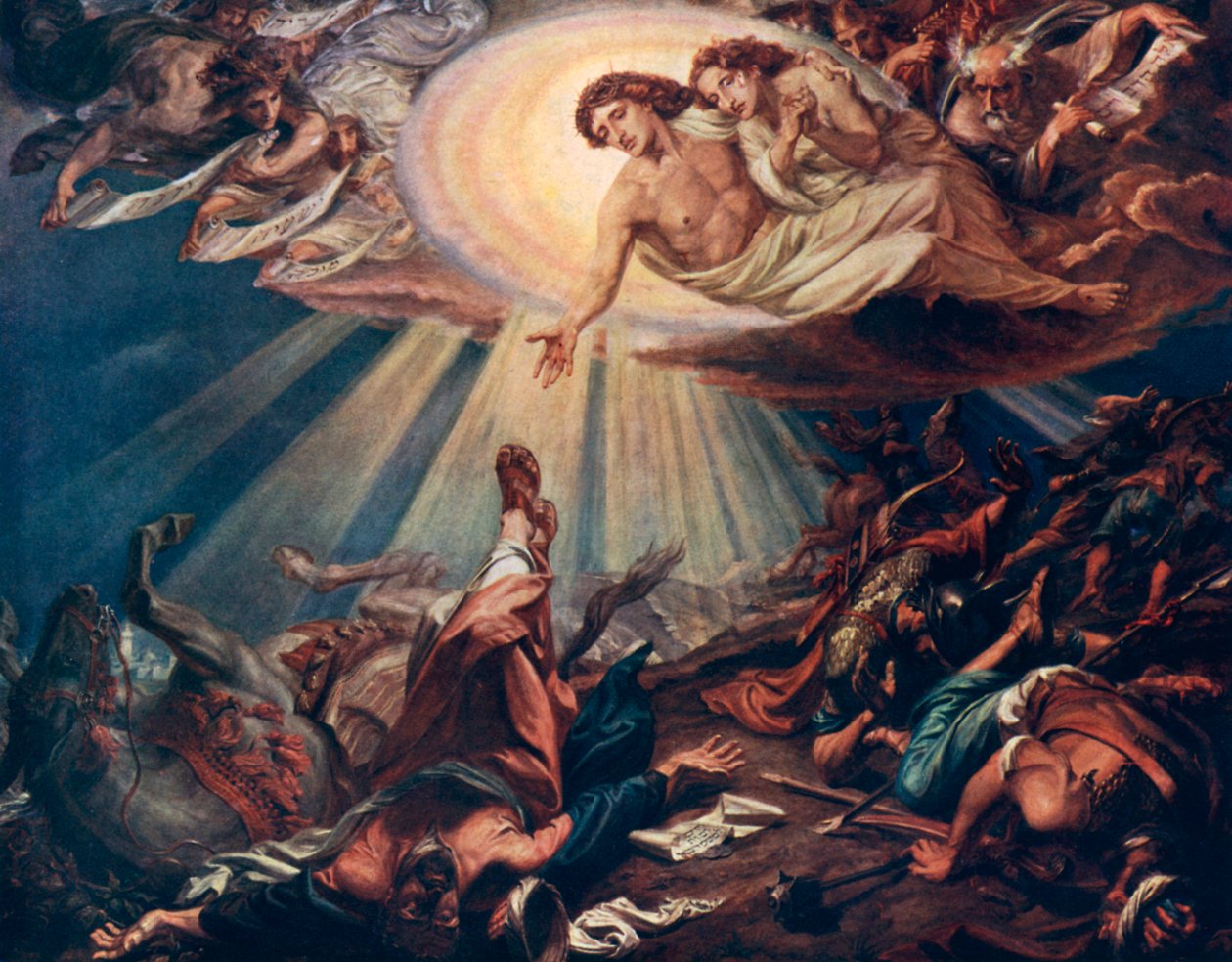 A Conversão de Saulo de Tarso, 1926. de Frederic Shields