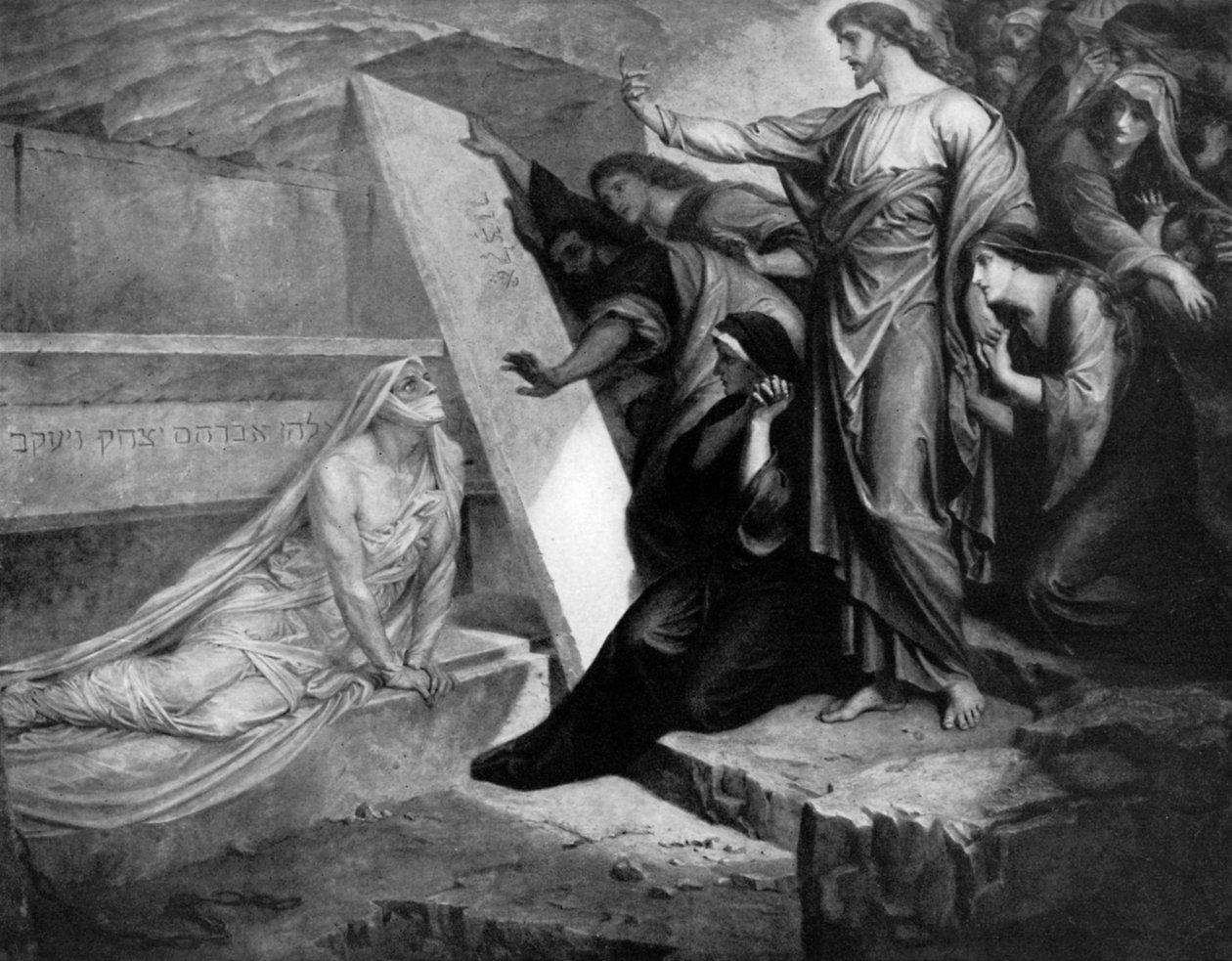 O Levantamento de Lázaro, 1926. de Frederic Shields