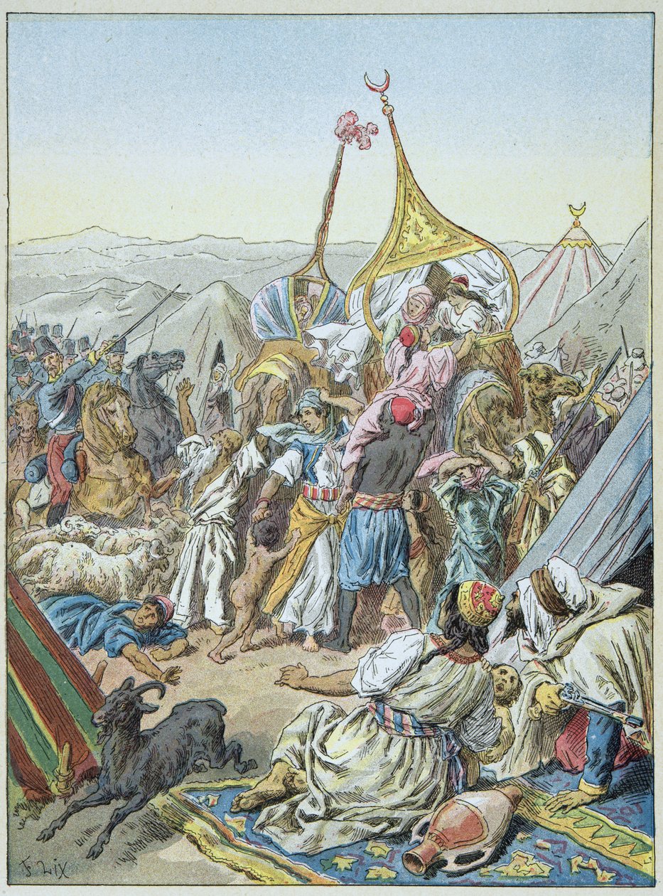 O smala de Abd-El-Kader foi levado em 16 de maio de Frederic Theodore Lix