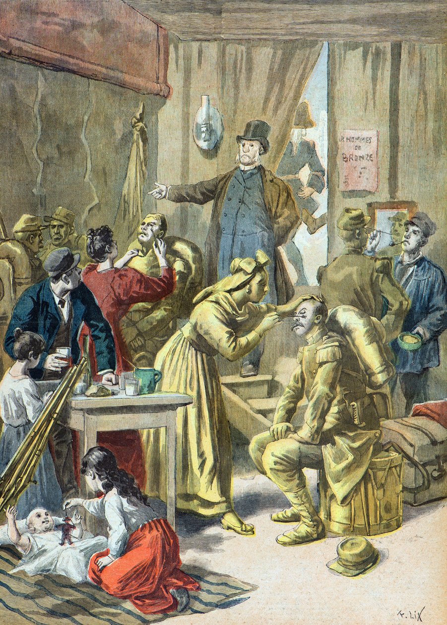 Uma atração na feira de pão de gengibre de Paris de Frederic Theodore Lix