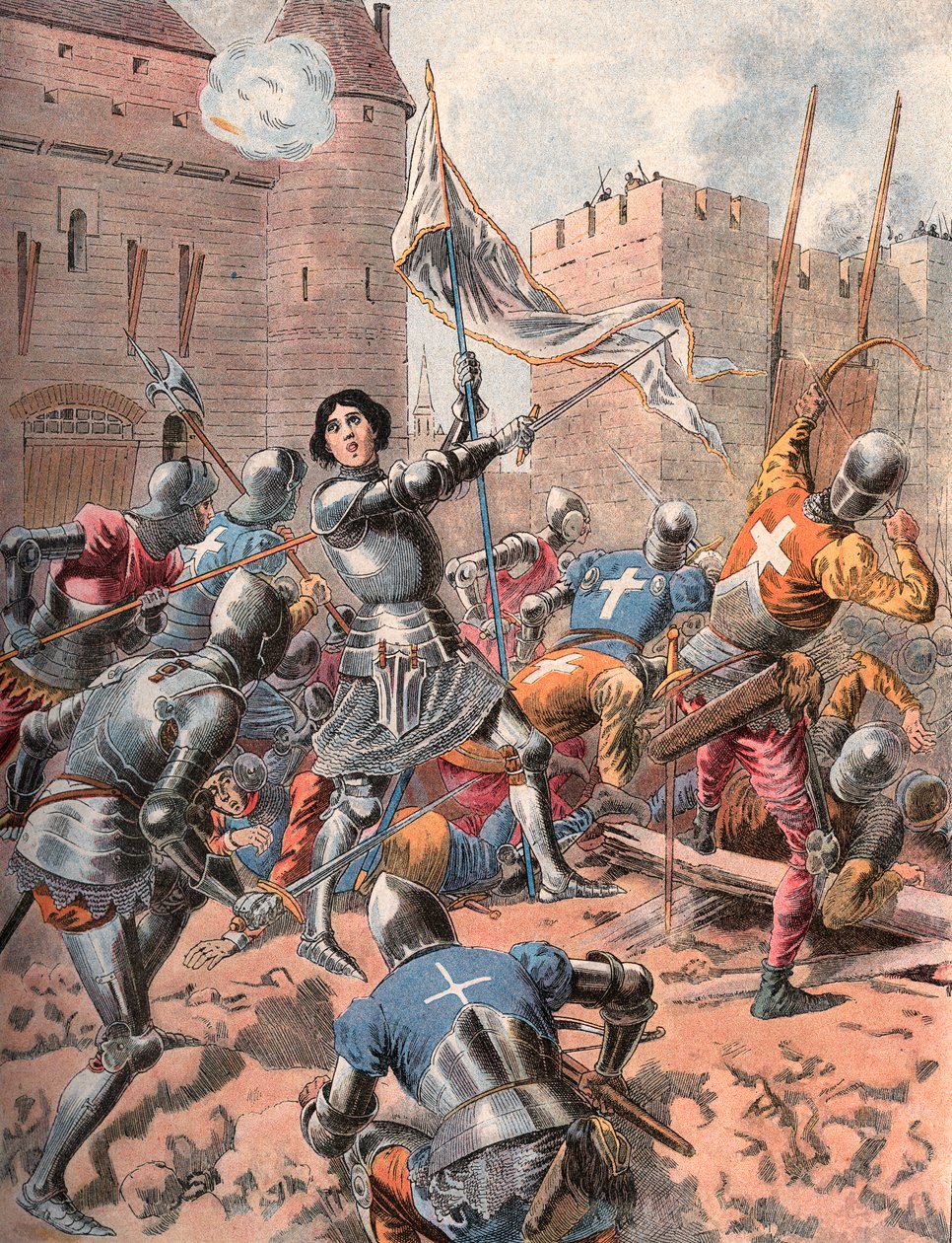 Joana d&39;Arc no cerco de Orleans. de Frederic Theodore Lix