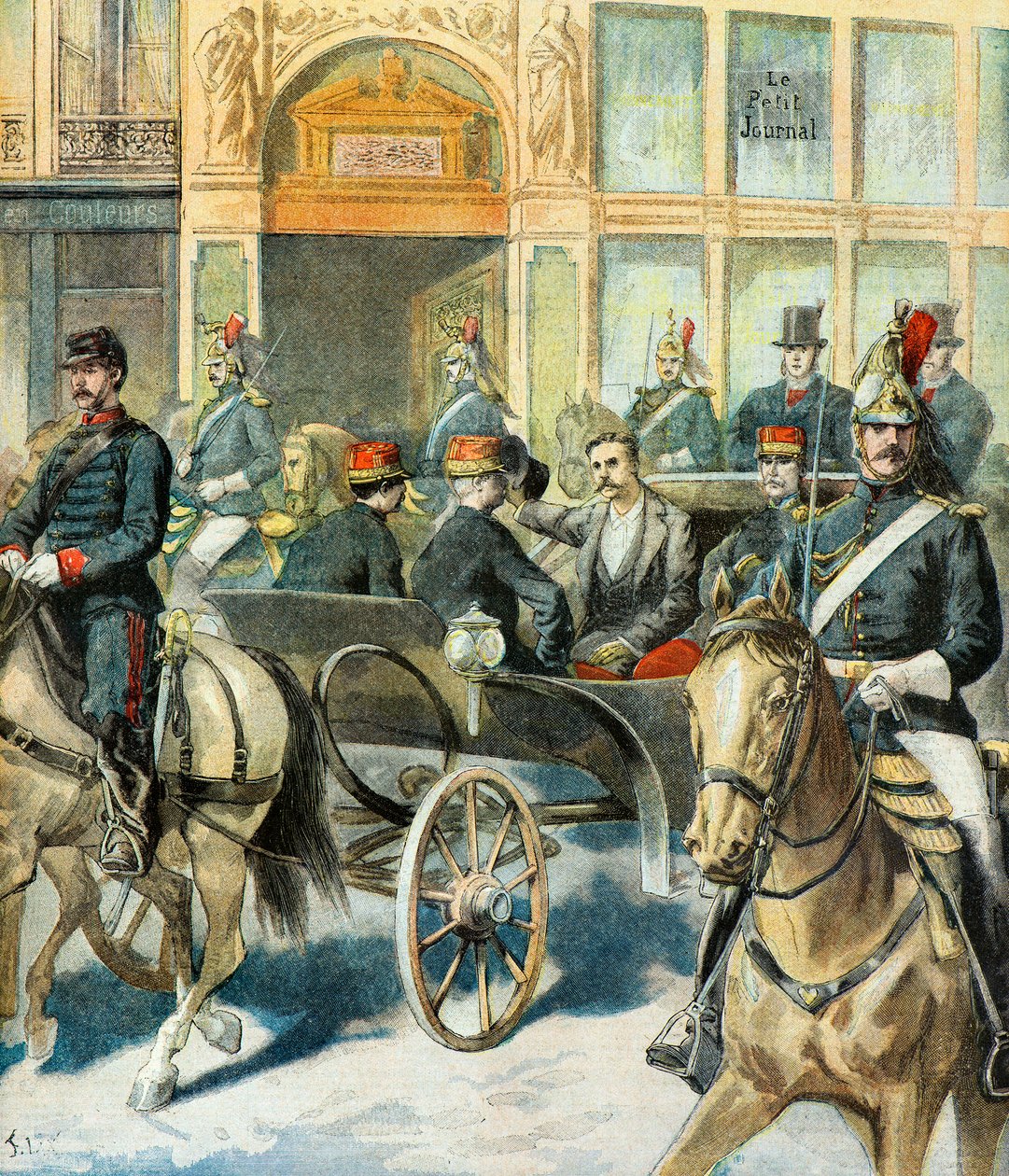 Regresso do Presidente da República Casimir Perier de Frederic Theodore Lix