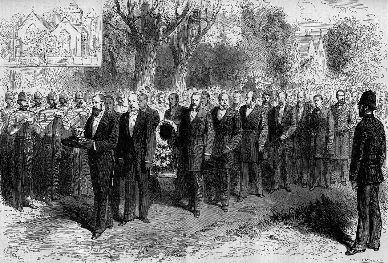 Funeral de Benjamin Disraeli (Lord Beaconsfield de Frederic de Haenen