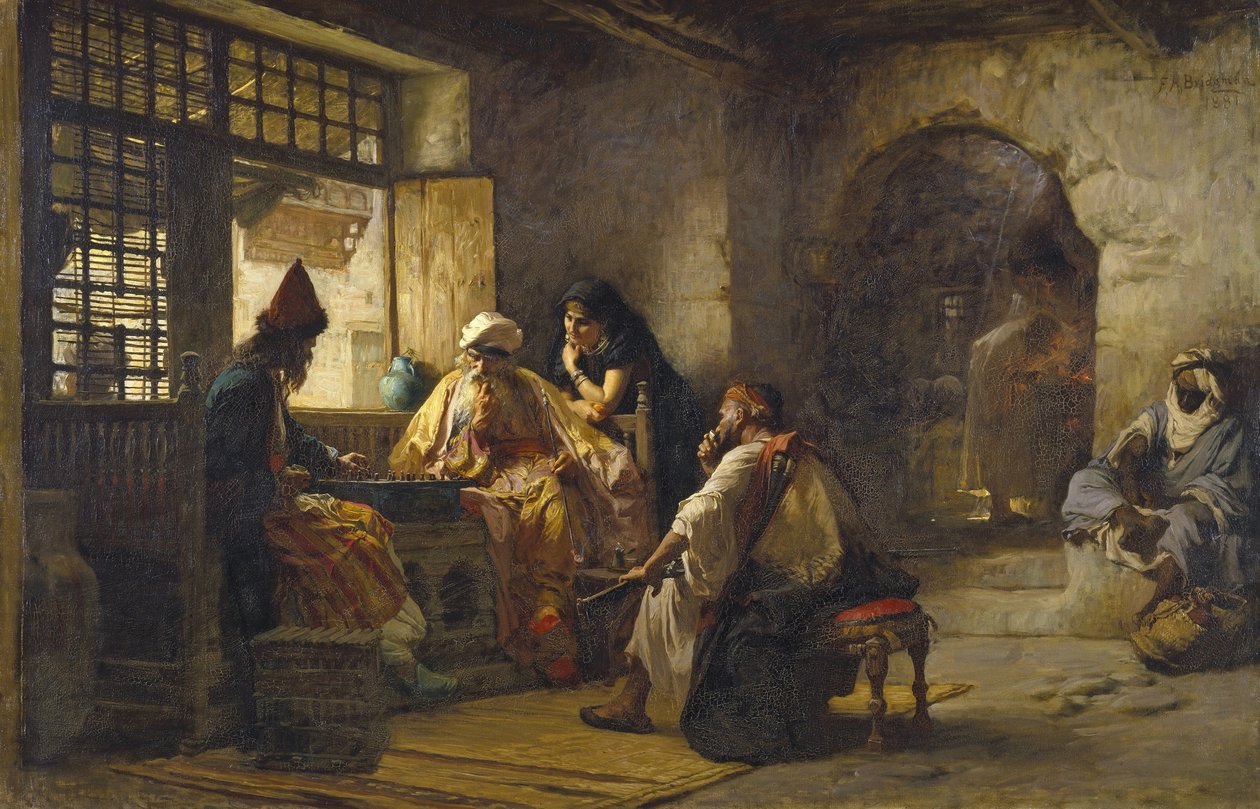 Um jogo interessante de Frederick Arthur Bridgman