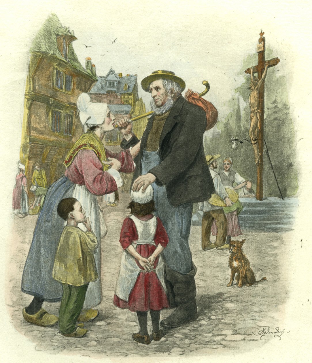 David Copperfield - Sr. Peggotty, The Wanderer de Frederick Barnard