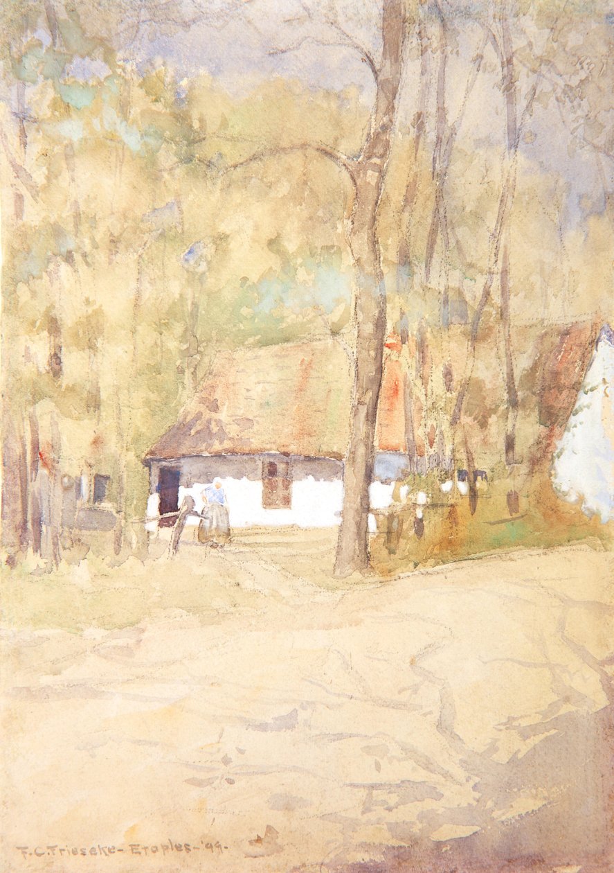 Quinta em Étaples, 1899 de Frederick Carl Frieseke