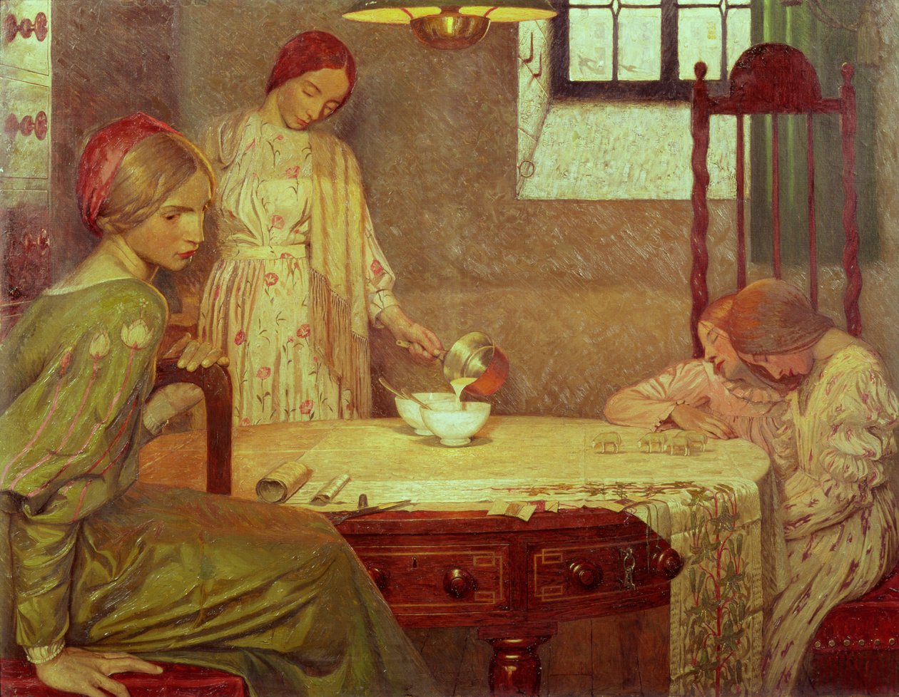 Na profundidade do inverno de Frederick Cayley Robinson