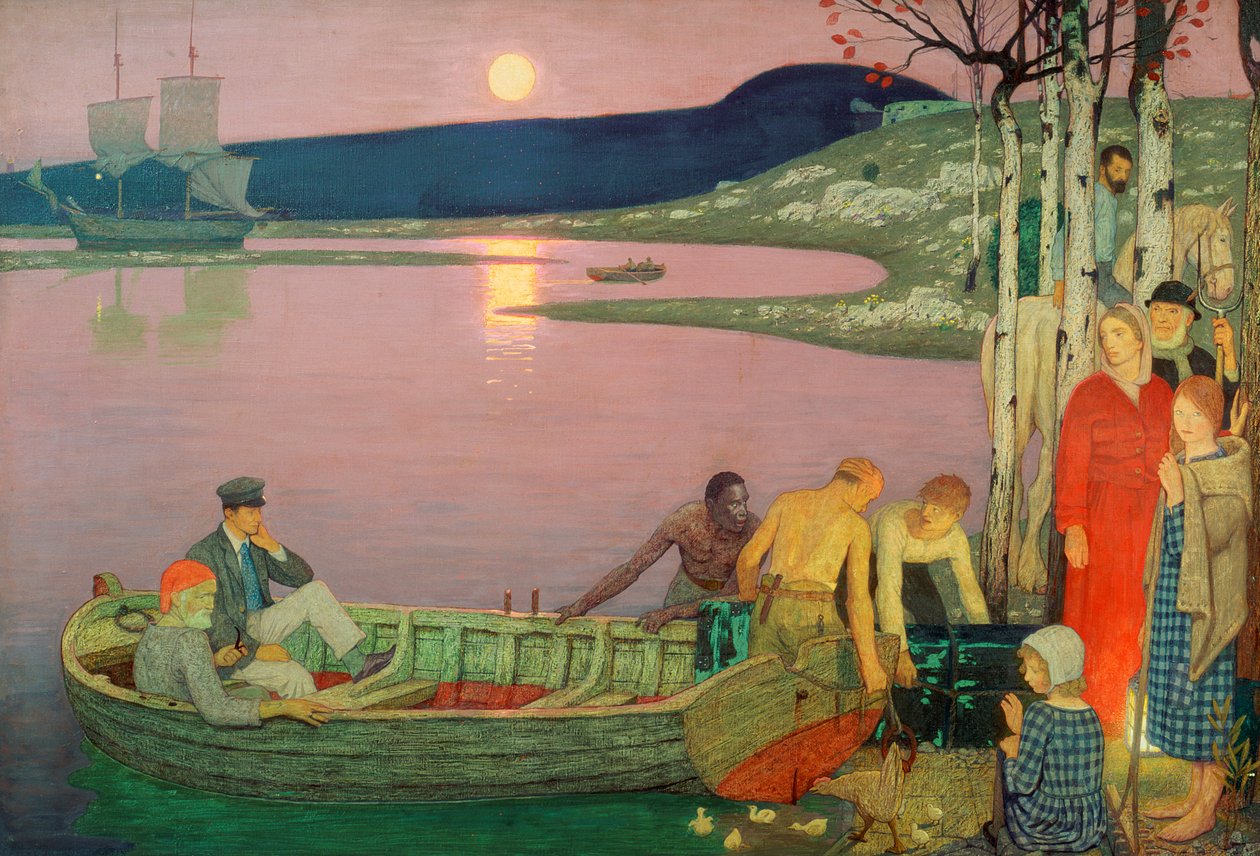 O Chamado do Mar, 1925 de Frederick Cayley Robinson