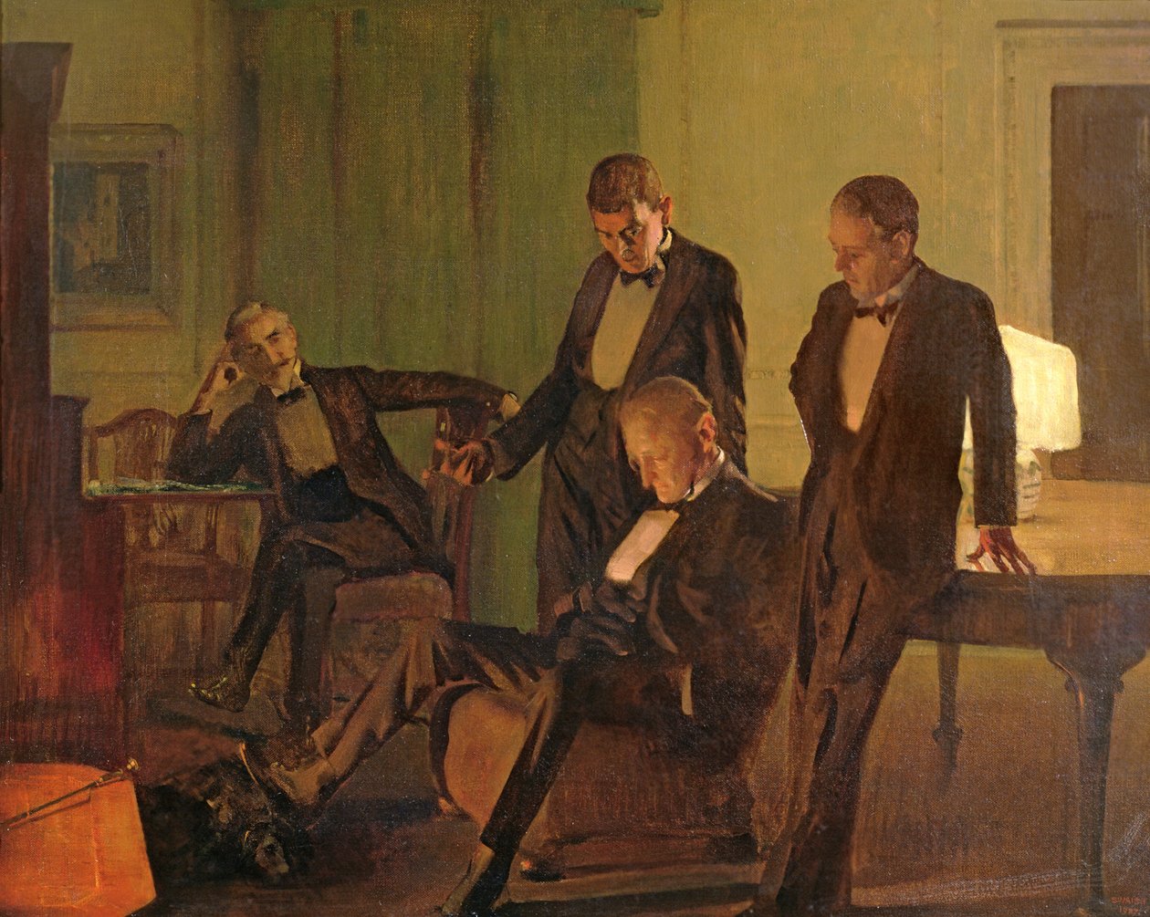Após o jantar no 110 Pembroke Road, 1927 de Frederick George Swaish