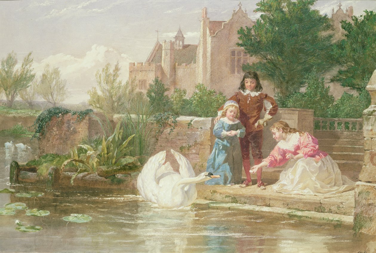Os filhos de Charles I de Frederick Goodall