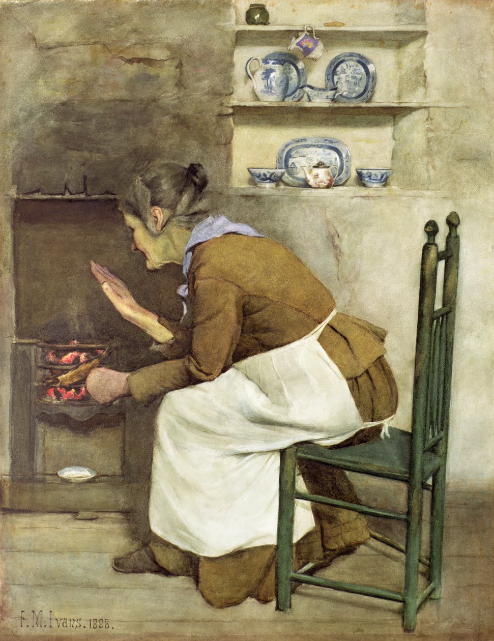 Uma refeição frugal de Frederick James McNamara Evans