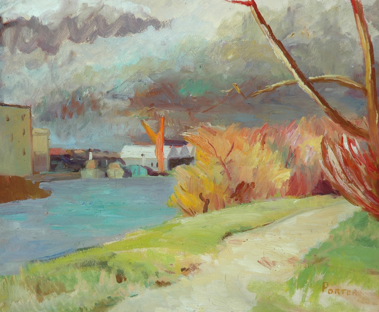 O rio em Kew de Frederick James Porter