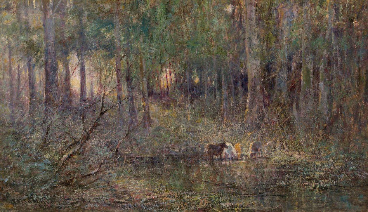 Violeta e ouro de Frederick McCubbin
