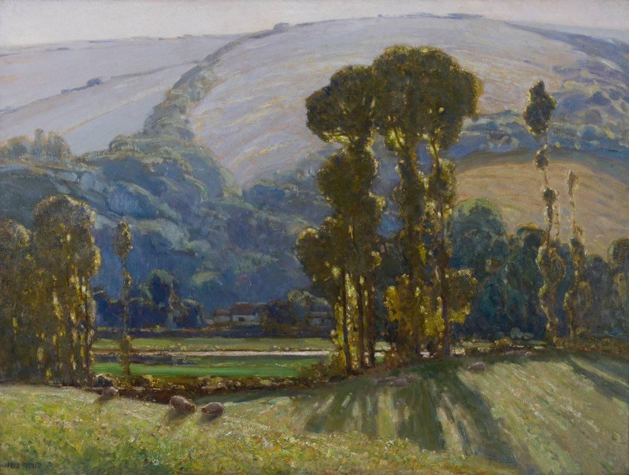 No vale, Vale de Lanherne, na Cornualha de Frederick Milner