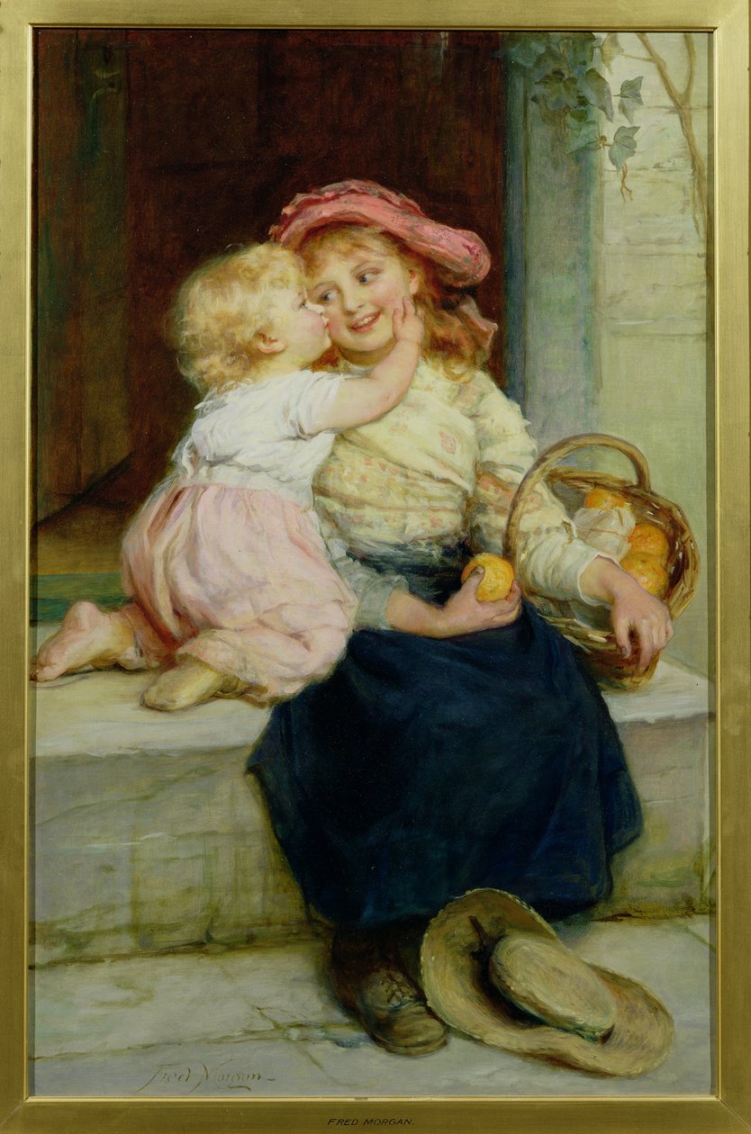 O vendedor de laranja de Frederick Morgan