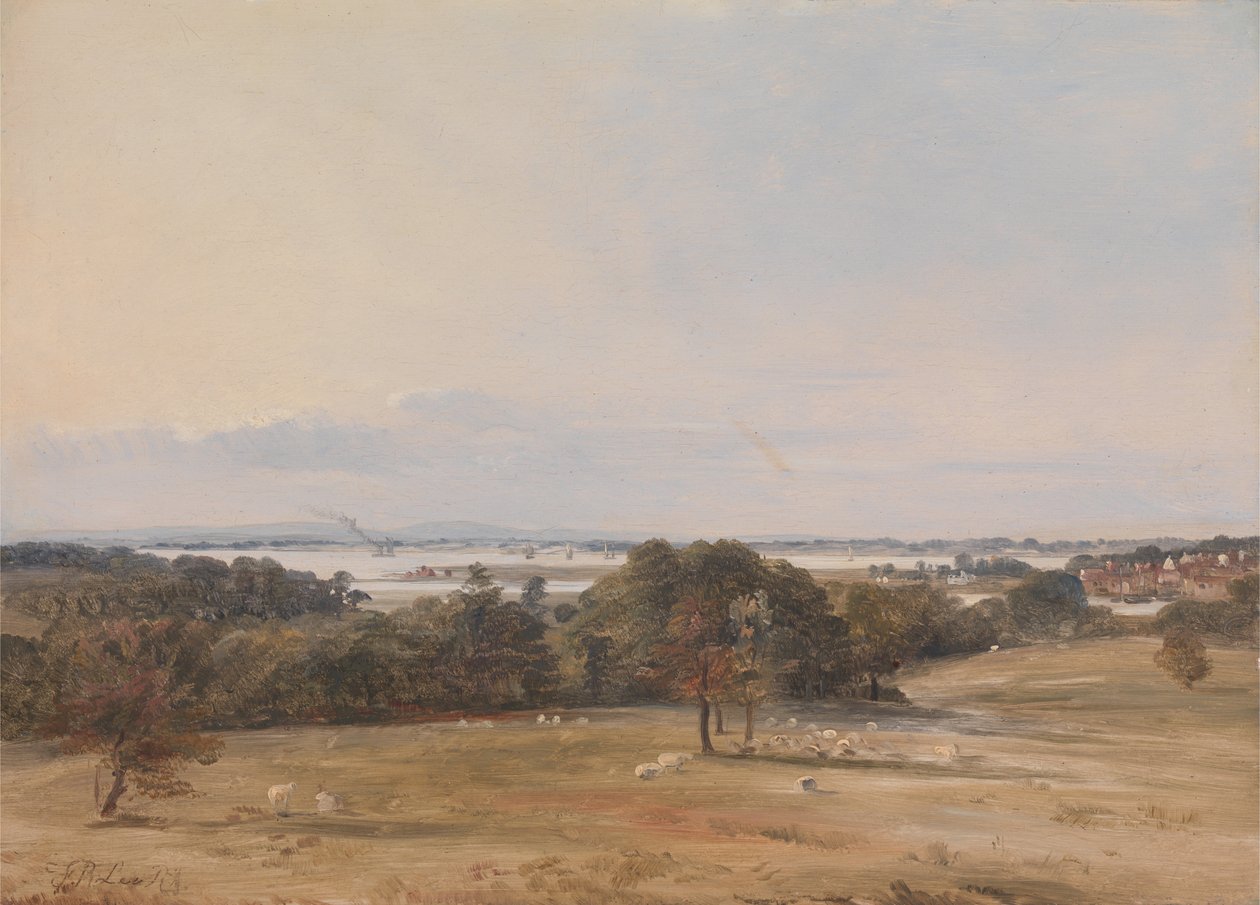 Southampton Water, perto de Hamble de Frederick Richard Lee