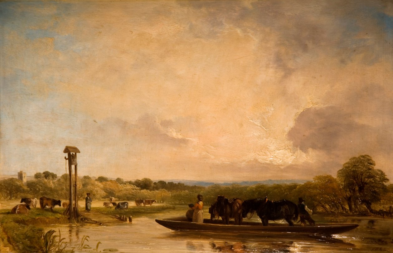 O Ferry Boat, 1844 de Frederick Richard Lee