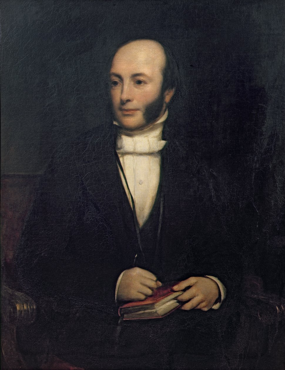 Retrato do Rev. John Barlow (1798-1869) de Frederick Richard Pickersgill