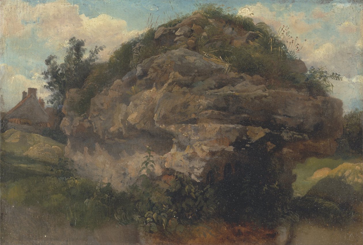 Encosta rochosa de George Frederick Watts