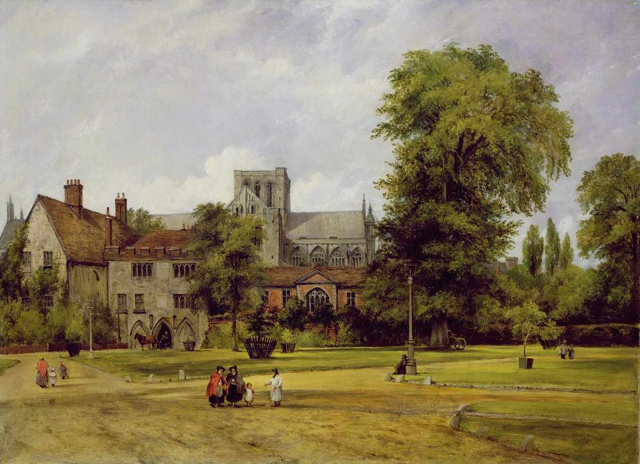 Catedral de Winchester, 1848 de Frederick Waters Watts