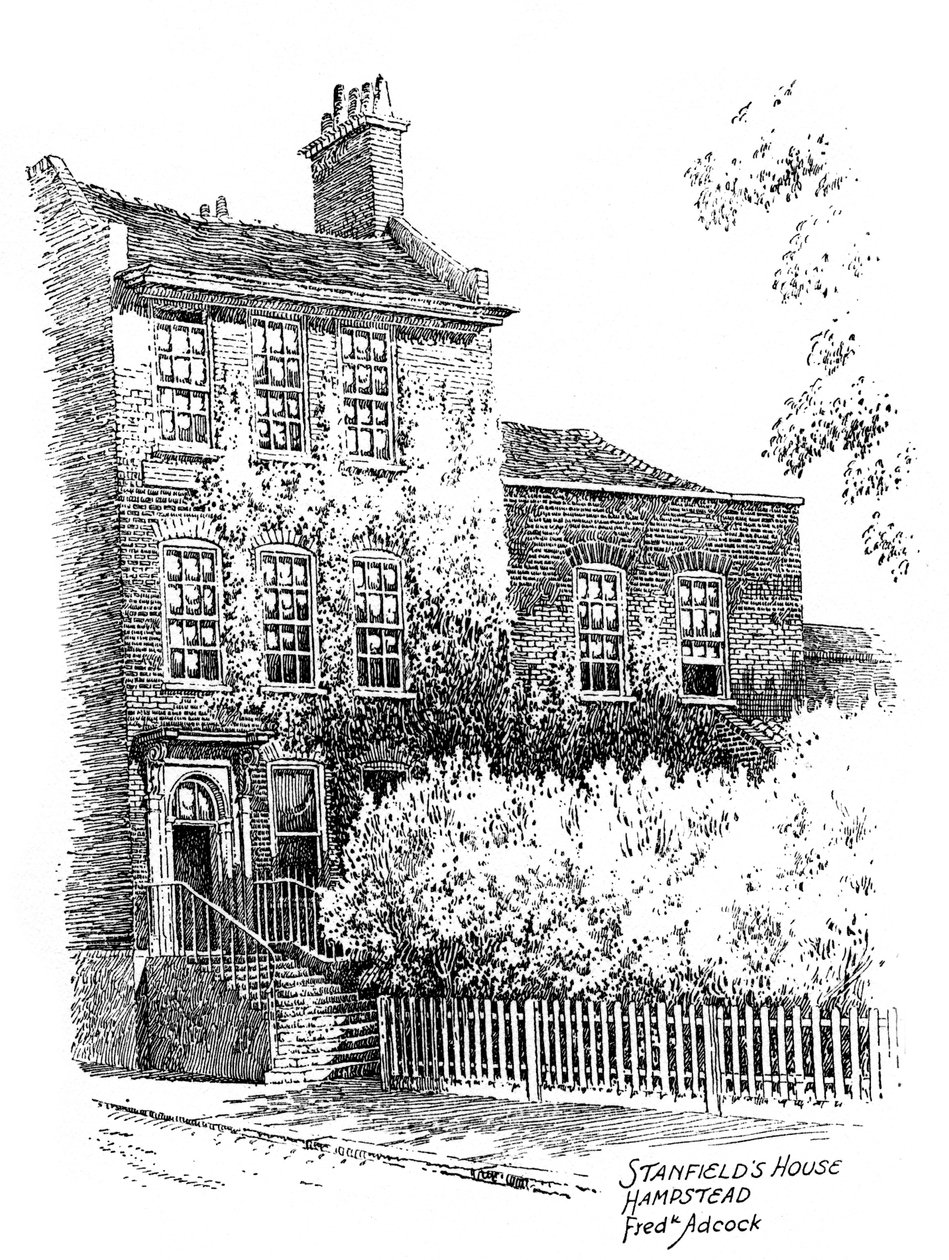 Stanfield House, Hampstead, Londres, 1912 de Frederick Adcock