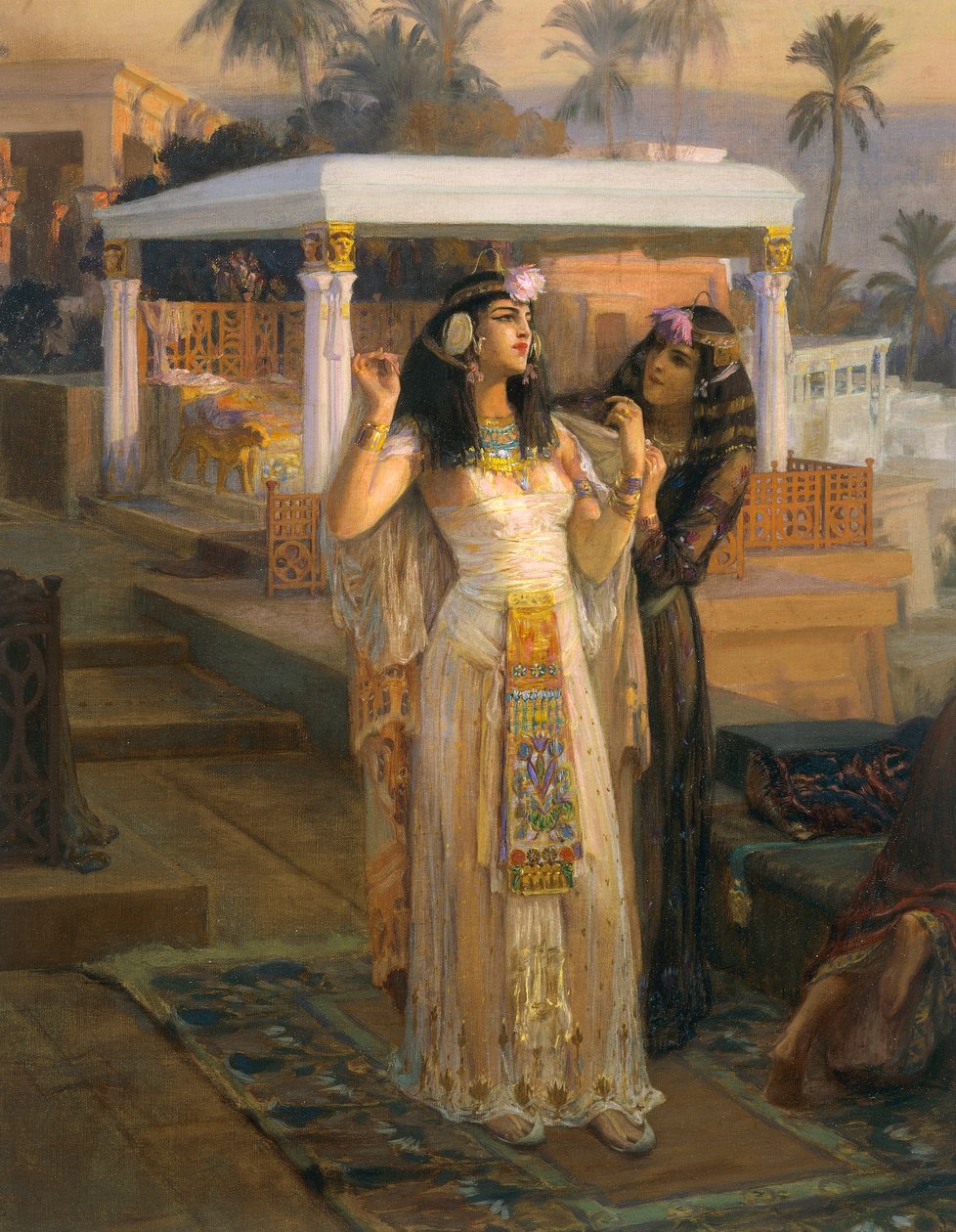 Cleópatra em Terraços de Filadélfia de Frederick Arthur Bridgman