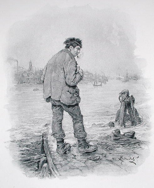 Rogue Riderhood at Limehouse Hole, de "Charles Dickens": A Gossip about his Life