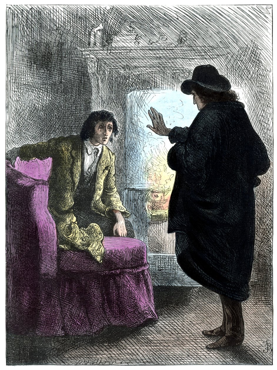 O Homem Assombrado de Charles Dickens de Frederick Barnard