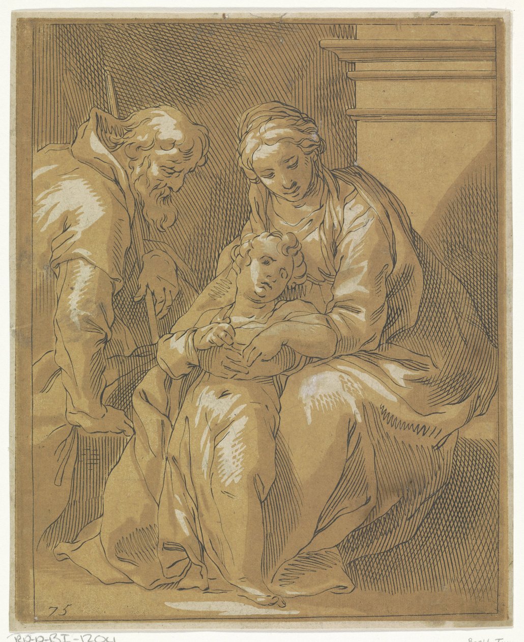 familia sagrada de Frederick Bloemaert