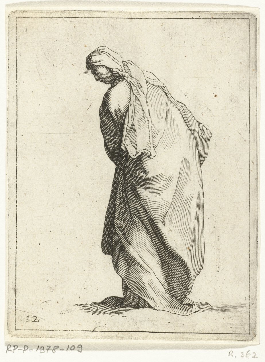 Mulher a andar
15 pequenos números (título da série) de Frederick Bloemaert